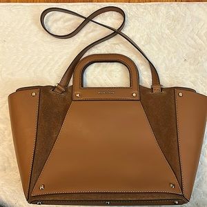 Brand new, never used Michael Kors CLARA commuter bag with removable pouch NYT